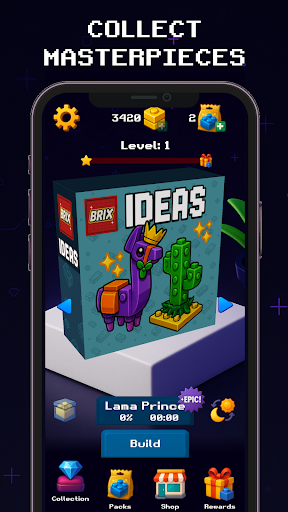 Widok budowania w grze BRIX